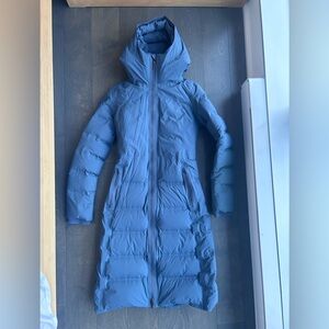 Lululemon Sleet Street Long Jacket Size 0 Blue